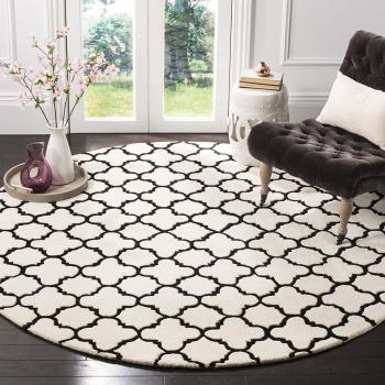 White Hand Tufted Floor Rug Manufacturers in Nashik